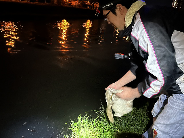 「浜松うなぎ隊長とうなぎ釣り」