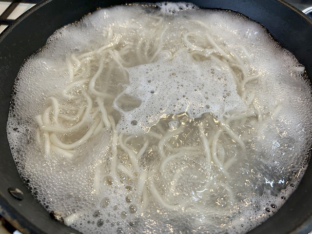 アレンジ鰻レシピ～「うな玉うどん」