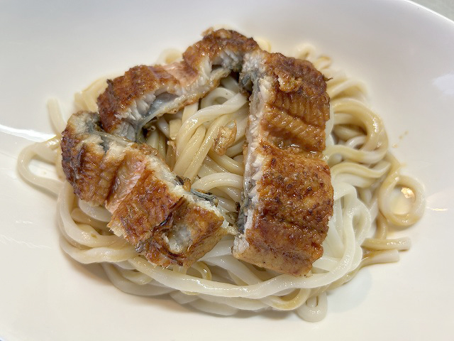 アレンジ鰻レシピ～「うな玉うどん」