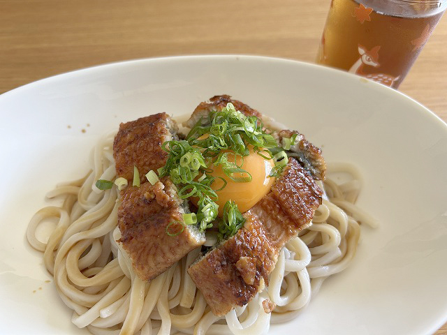 アレンジ鰻レシピ～「うな玉うどん」