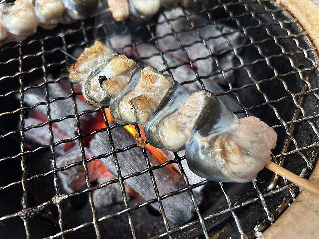 鰻の炭火焼